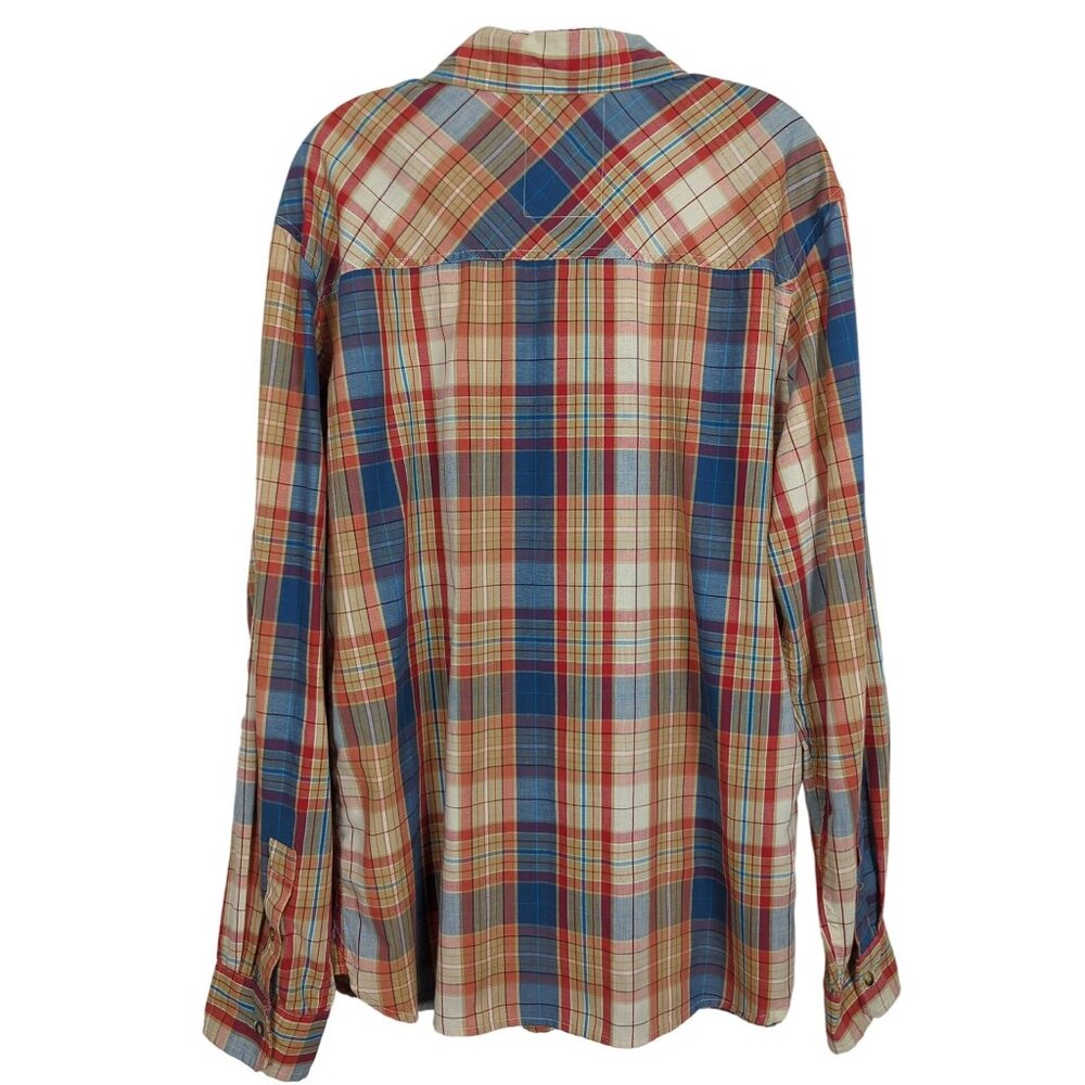 Levi's Strauss & Co. Men's Plaid Long Sleeve Button-Up vintage Shirt X Large - Picture 2 of 15